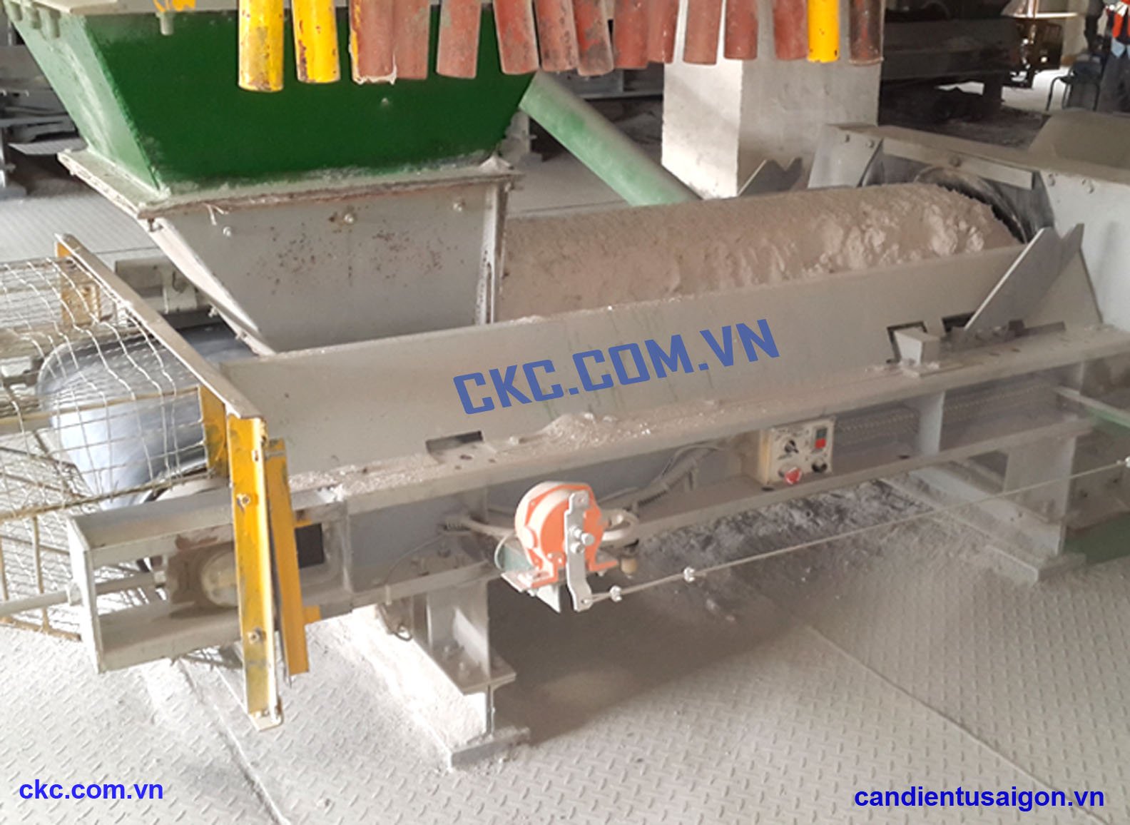 Cân định lượng băng tải cấp liệu cho máy trộn, lò hơi, lò sấy