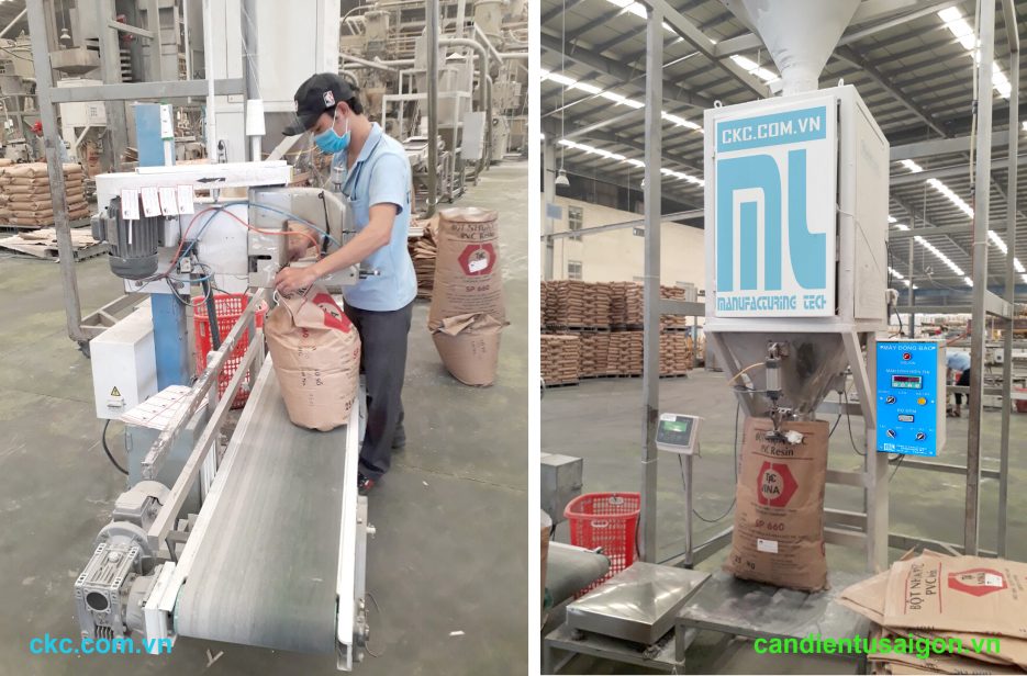 Máy đóng bao hạt nhựa