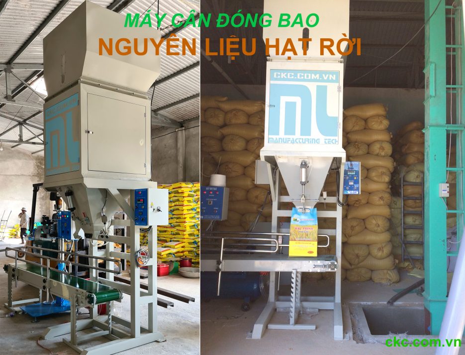 Cân đóng bao nguyên liệu dạng hạt rời