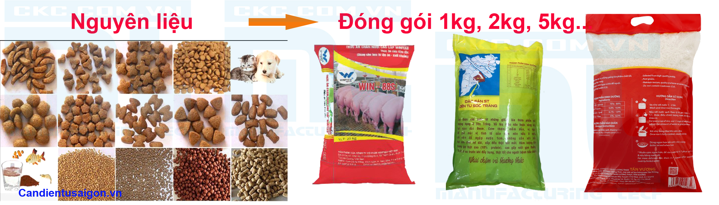 Nguyên liệu và quy cách tịnh bao